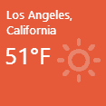 Weather Tile displaying the current weather